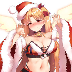This is a pixiv picture whose title is サンタエレちゃん.