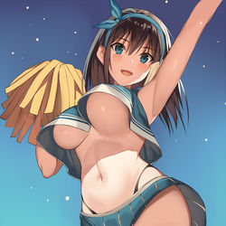 This is a pixiv picture whose title is ウチの子チアガール.