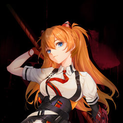 This is a pixiv picture whose title is Asuka.