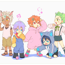 This is a pixiv picture whose title is 年齢操作など.
