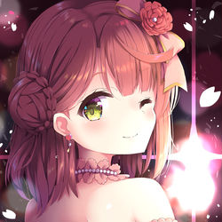 This is a pixiv picture whose title is ぽむ.