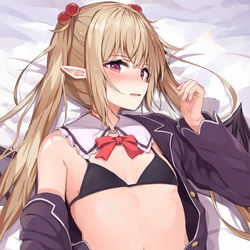 This is a pixiv picture whose title is ツンデレツインテ悪魔ちゃん.