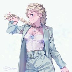 This is a pixiv picture whose title is エルサ.