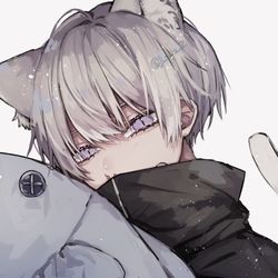 This is a pixiv picture whose title is 🐈.
