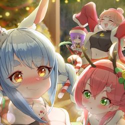 This is a pixiv picture whose title is ぺリーこリスマス.