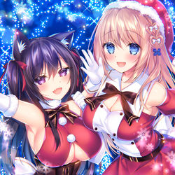 This is a pixiv picture whose title is クリスマス♥.
