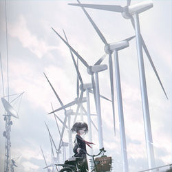 This is a pixiv picture whose title is 理由.