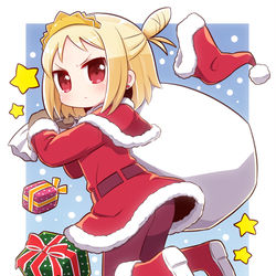 This is a pixiv picture whose title is サンタエメルさま.