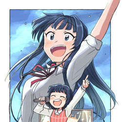 This is a pixiv picture whose title is 最上ちゃん祭り.