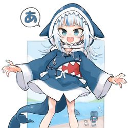 This is a pixiv picture whose title is GawrGura.