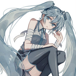 This is a pixiv picture whose title is 初音ミク.