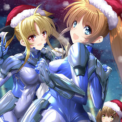This is a pixiv picture whose title is ぴっちりサンタがやってくる.