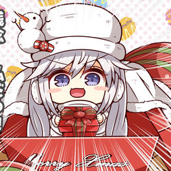 This is a pixiv picture whose title is 『聖夜』の贈り物.