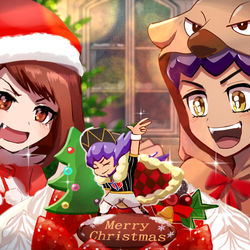 This is a pixiv picture whose title is メリクリホプユウ！.