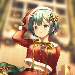 This is a pixiv picture whose title is Merry Christmas.