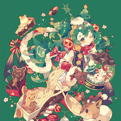 This is a pixiv picture whose title is クリスマスのワルツ.