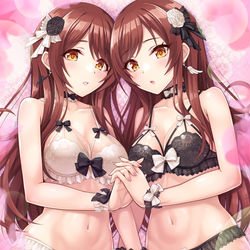 This is a pixiv picture whose title is 【HappyBirthday'20】甜花・甘奈.