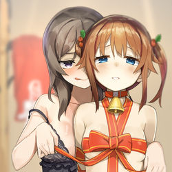 This is a pixiv picture whose title is ミケモカ クリスマス.