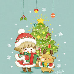 This is a pixiv picture whose title is メリークリスマス🎄.