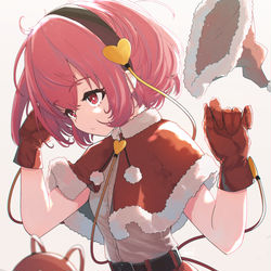 This is a pixiv picture whose title is めりくり2020.