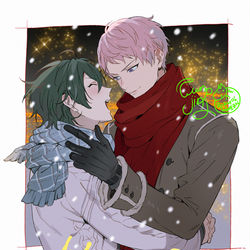 This is a pixiv picture whose title is merry.