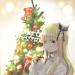 This is a pixiv picture whose title is 星に願いを.