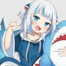 This is a pixiv picture whose title is Gura~!.