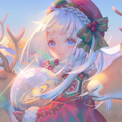 This is a pixiv picture whose title is 今年もメリクリ.