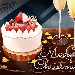 This is a pixiv picture whose title is Merry Christmas.
