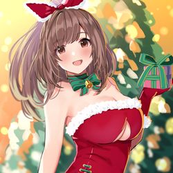 This is a pixiv picture whose title is メリクリ2020.