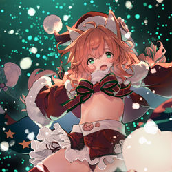 This is a pixiv picture whose title is クリスマス絵.