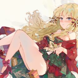 This is a pixiv picture whose title is クリスマスサレン.