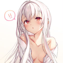 This is a pixiv picture whose title is 『　おはようございます　』.