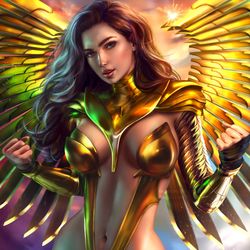 This is a pixiv picture whose title is ワンダーウーマン - Wonder Woman.