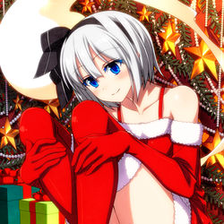 This is a pixiv picture whose title is メリクリ妖夢ちゃん！.