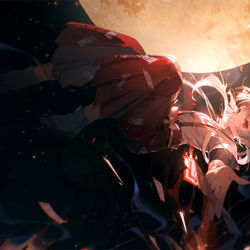 This is a pixiv picture whose title is もこ.