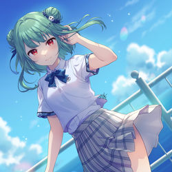 This is a pixiv picture whose title is るしあちゃんの花に亡霊.