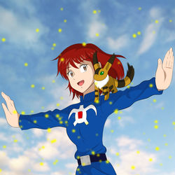 This is a pixiv picture whose title is 風の谷のナウシカ.