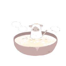 This is a pixiv picture whose title is ねこまんま.