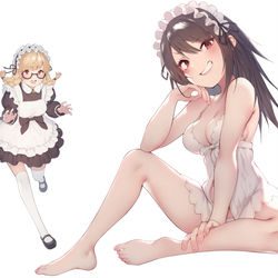 This is a pixiv picture whose title is メイド・イン・アリス.
