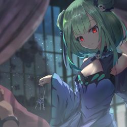 This is a pixiv picture whose title is 潤羽るしあ（差分あり）.