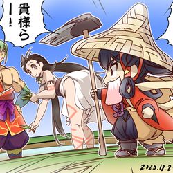 This is a pixiv picture whose title is 何者じゃー！.