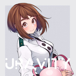 This is a pixiv picture whose title is 【ヒロアカ】麗日お茶子.