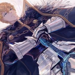 This is a pixiv picture whose title is 太陽之劍.