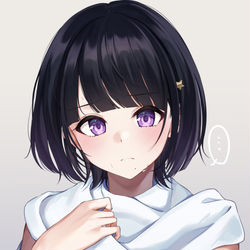 This is a pixiv picture whose title is 水マフ.