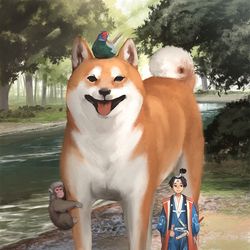 This is a pixiv picture whose title is 犬だけでいい気がしてきた.