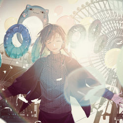 This is a pixiv picture whose title is ５０万人おめでとうございます！.