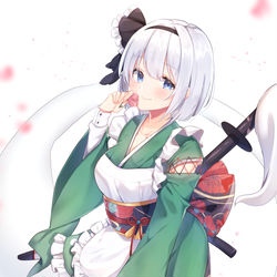 This is a pixiv picture whose title is 和メイドようむ.