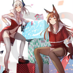This is a pixiv picture whose title is Merry X'mas 2021.