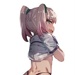 This is a pixiv picture whose title is メスガキ.